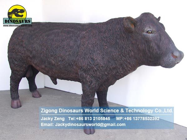 Life sized park equipment Animal Replicas bull DWA057